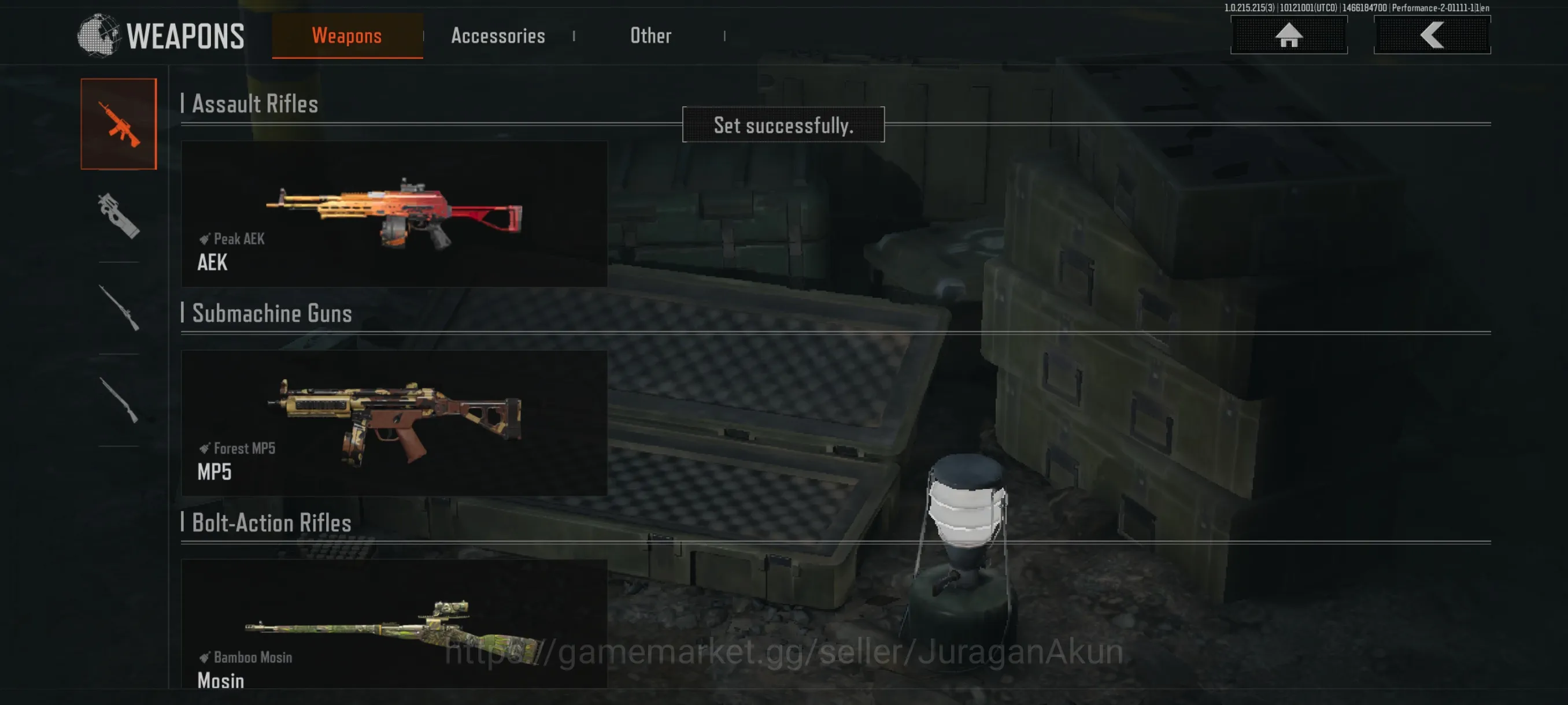 Arena Breakout Accounts Mid-Tier [MOBILE] SV 24M | CV 20M | Peak AEK,Forest MP5,Mosin,Vipep USAS-12 | CN ON |Log 5