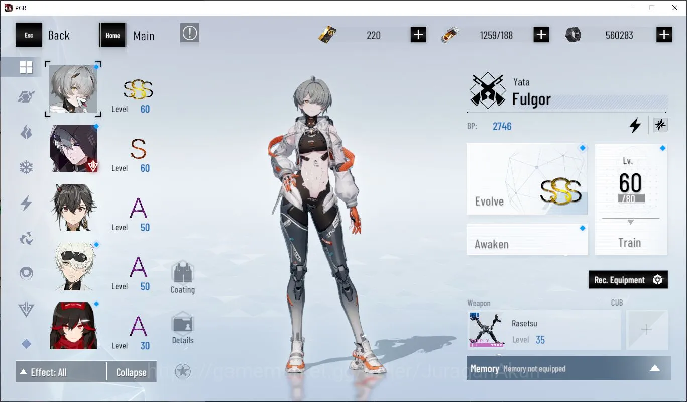 Punishing: Gray Raven Accounts Starter Asia | Starter Lucia CW+coat +B5& ETC | 2 Ticket S Selector |Take Email| CheckSS 4