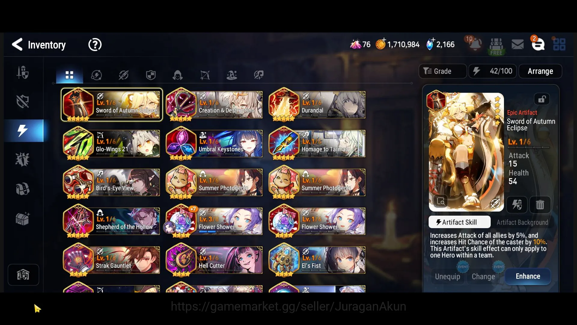 Epic Seven Accounts Mid-Tier Global Unverif|6ML(Suc Taeyou,S Tenebria,SS Vivian,R Violet)83Char,Wukong,A 2