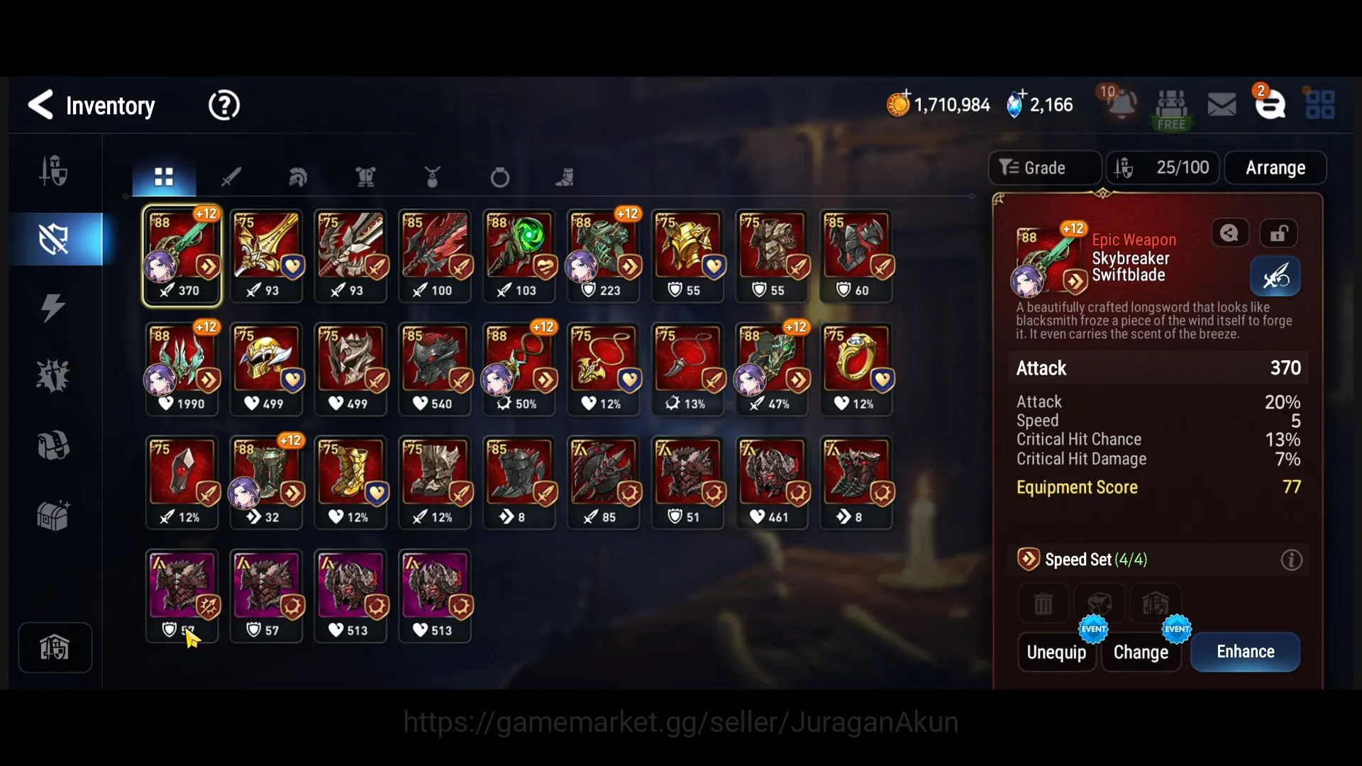 Epic Seven Accounts Mid-Tier Global Unverif|6ML(Suc Taeyou,S Tenebria,SS Vivian,R Violet)83Char,Wukong,A 8