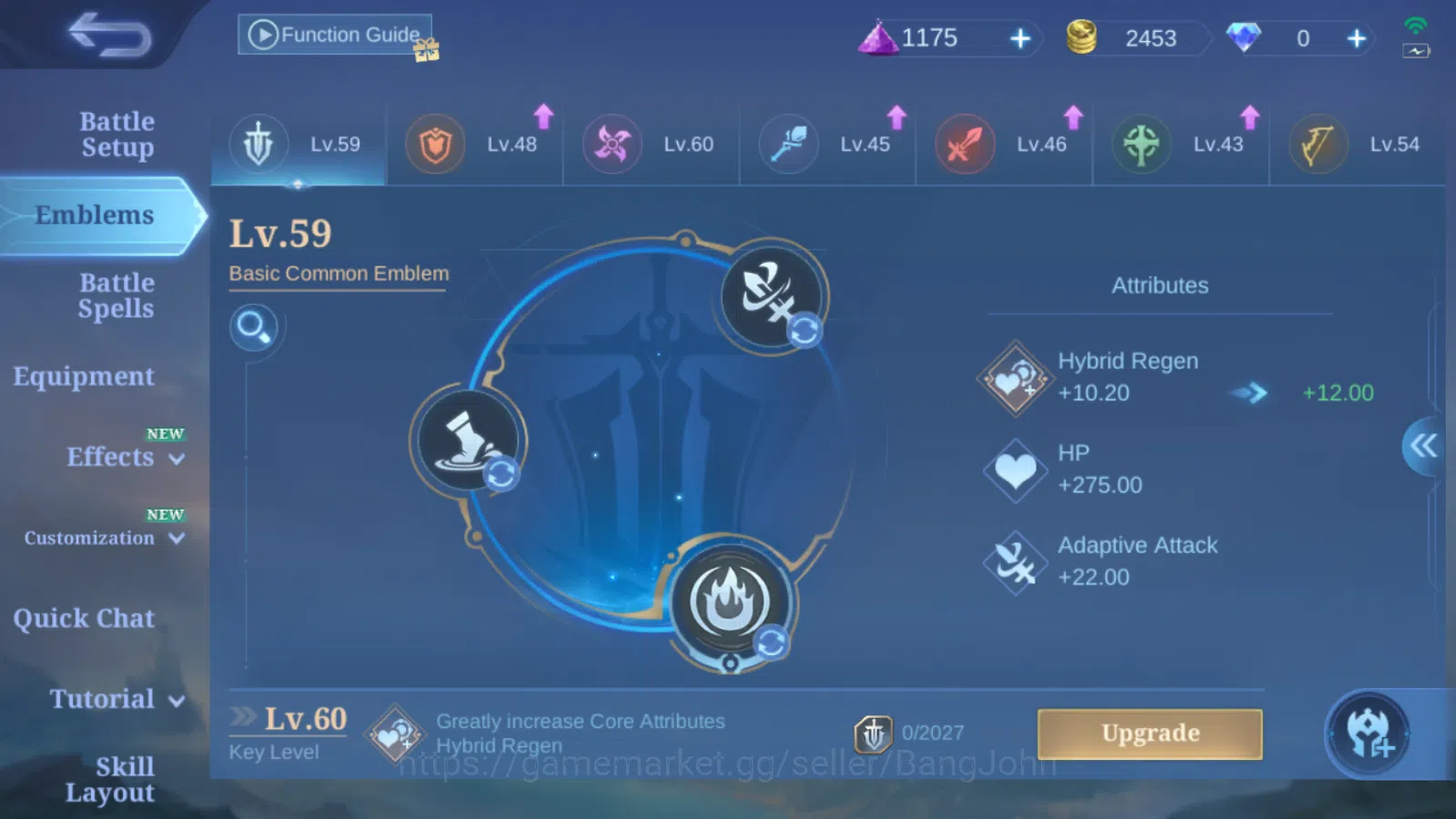 Mobile Legends: Bang Bang Accounts Others Hero 83 | skin 141 | luckybox alpha | cc natalia | lightborn tigreal | epic zilong 3