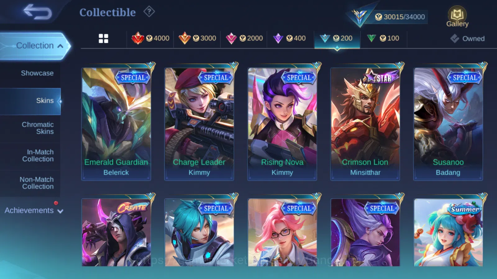 Mobile Legends: Bang Bang Accounts Others Hero 83 | skin 141 | luckybox alpha | cc natalia | lightborn tigreal | epic zilong 9