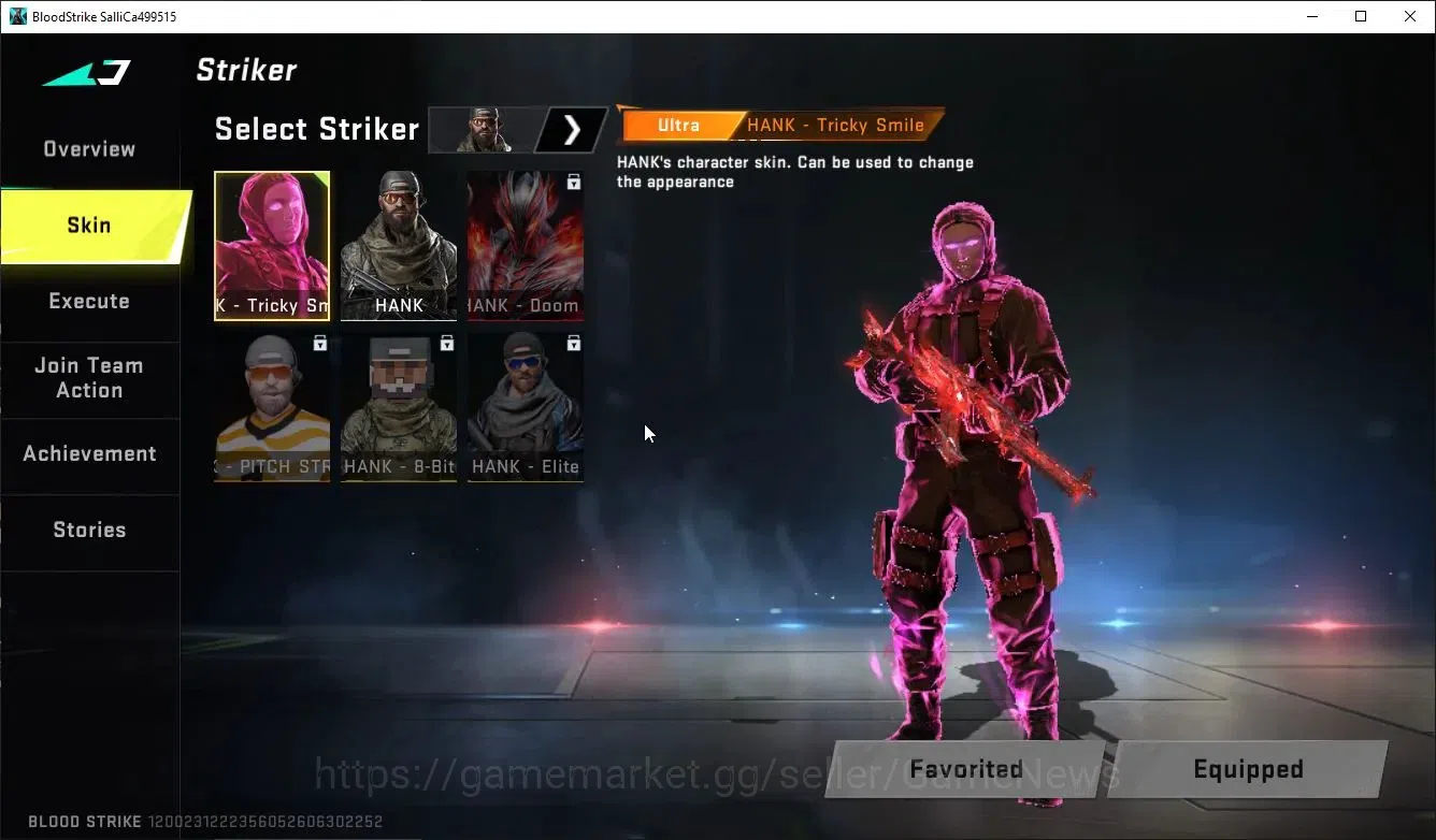 Blood Strike Accounts ASIA|4 ULTRA Hank,Ethan,Lucian,FAL-Warior+Collab B image 3