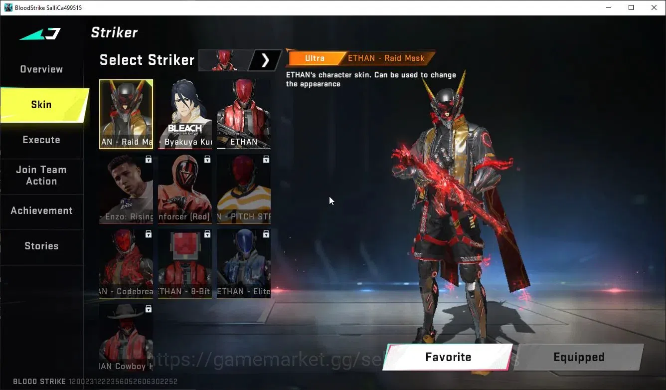 Blood Strike Accounts ASIA|4 ULTRA Hank,Ethan,Lucian,FAL-Warior+Collab B image 4