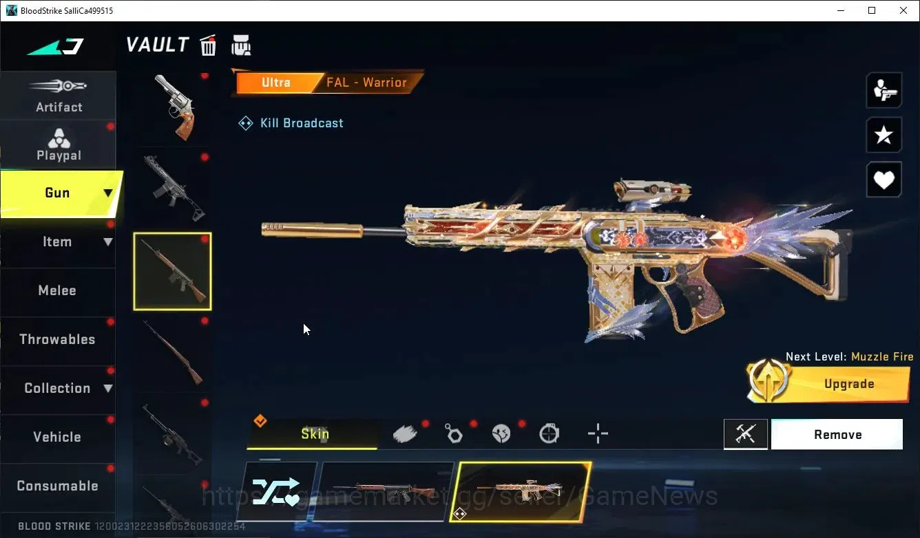 Blood Strike Accounts ASIA|4 ULTRA Hank,Ethan,Lucian,FAL-Warior+Collab B image 7