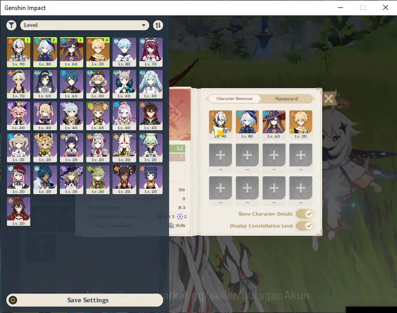 Genshin Impact Mid Game ASIA|AR 52|2 Limited+2 [5 Star Weapon]| Arlecchino image 1