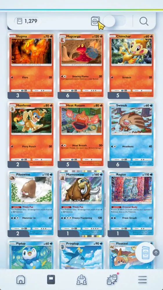 Pokémon TCG Pocket Accounts Lv 25 |1279 Cards| 50 Ex + 1 Crown(Mew Crown, Full image 4