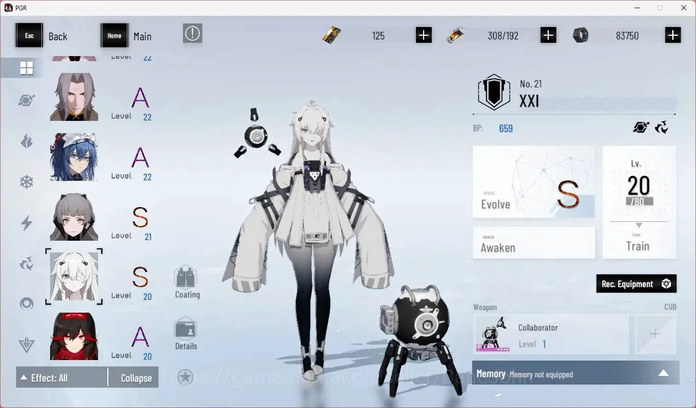 Punishing: Gray Raven Accounts Starter ASIA |Lv69|Ready Gatcha|[SS Liv L,S Lucia CW,S Lilith D]+Sign, Etc|BC 125|YC 13