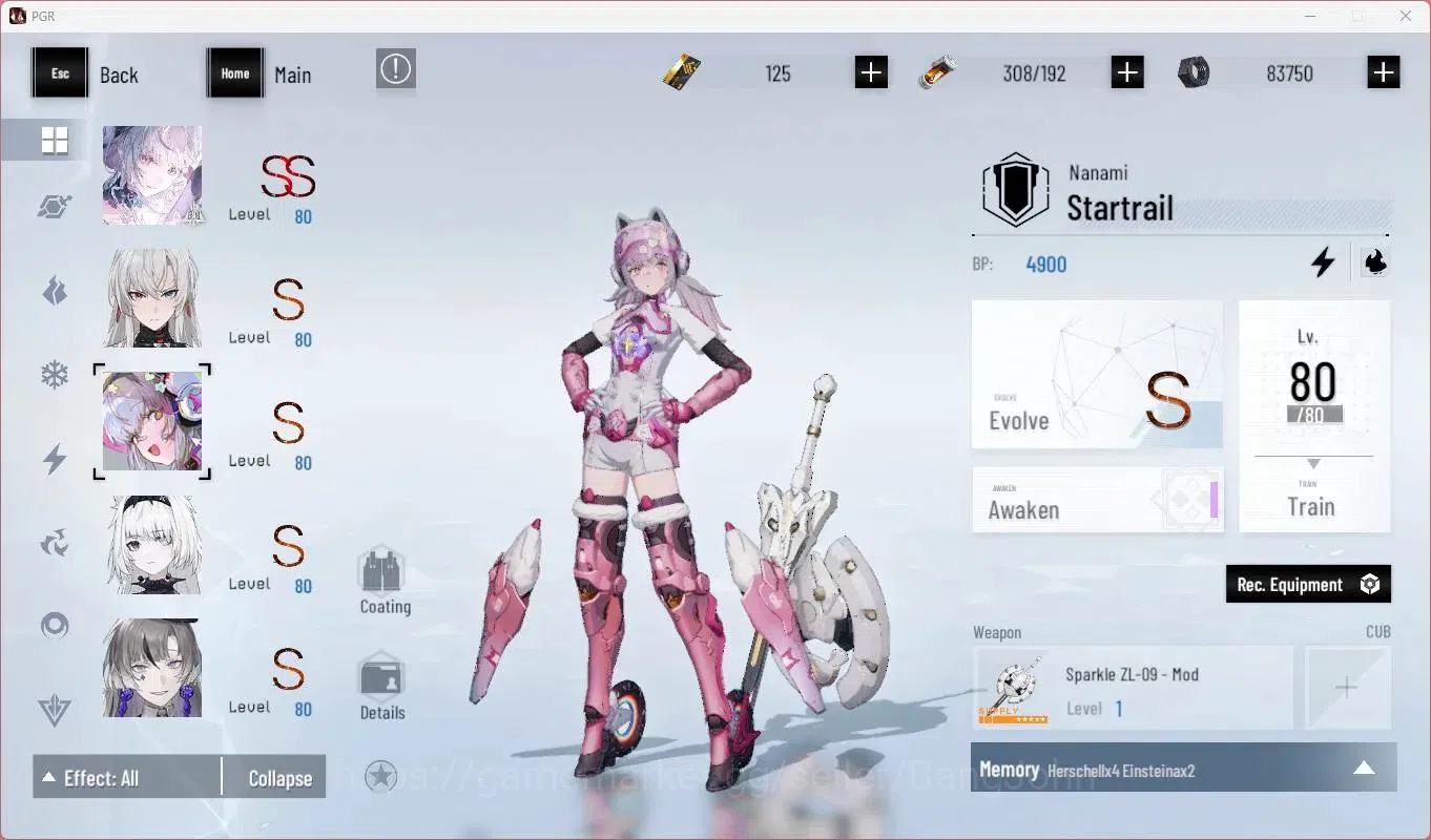 Punishing: Gray Raven Accounts Starter ASIA |Lv69|Ready Gatcha|[SS Liv L,S Lucia CW,S Lilith D]+Sign, Etc|BC 125|YC 6