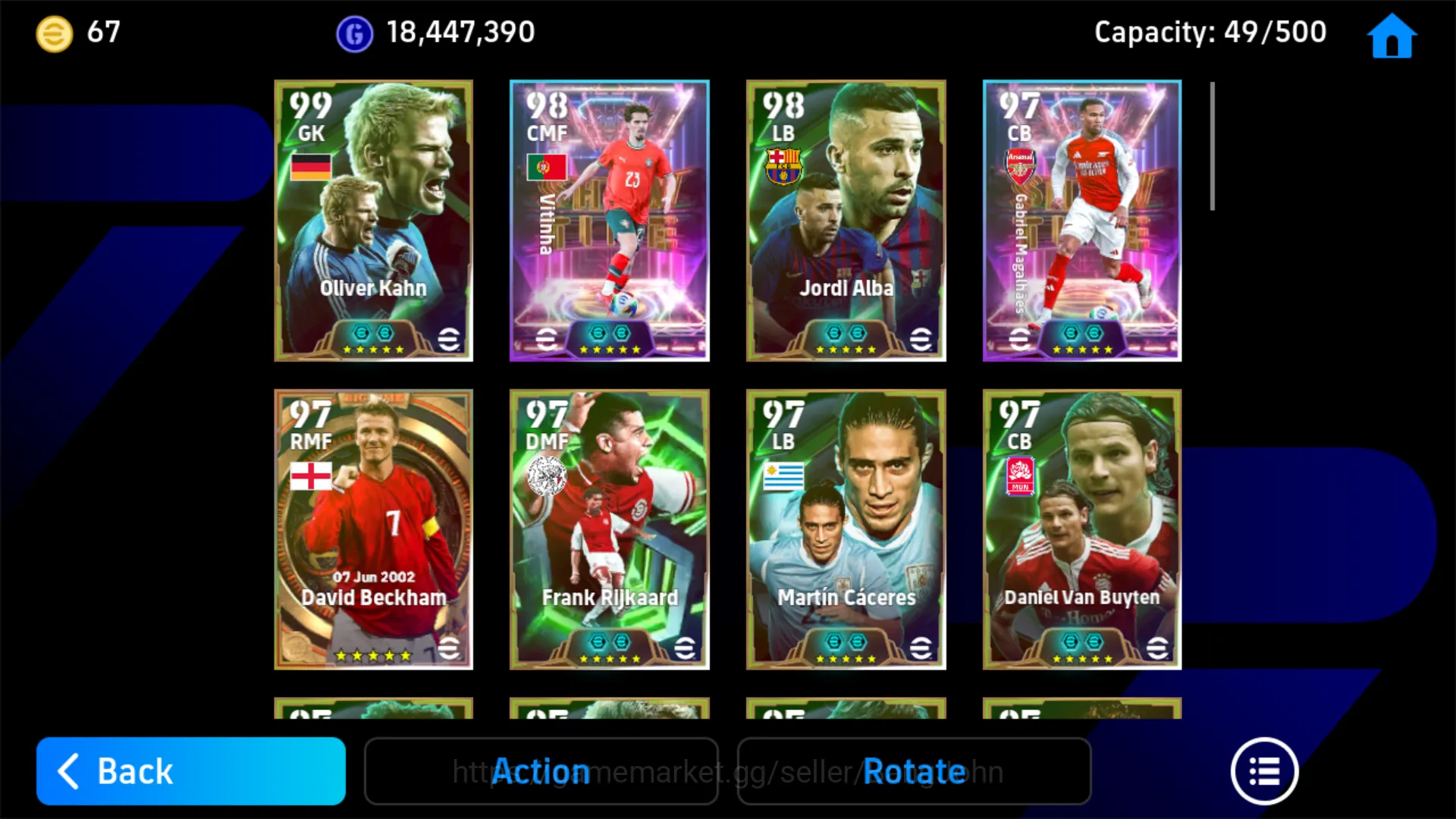 eFootball Accounts Others | Power 3189 | Vitinha showtime |  Gabriel Magalhaes Showtime | Jordi Alba Epic DB| EFB254B 3
