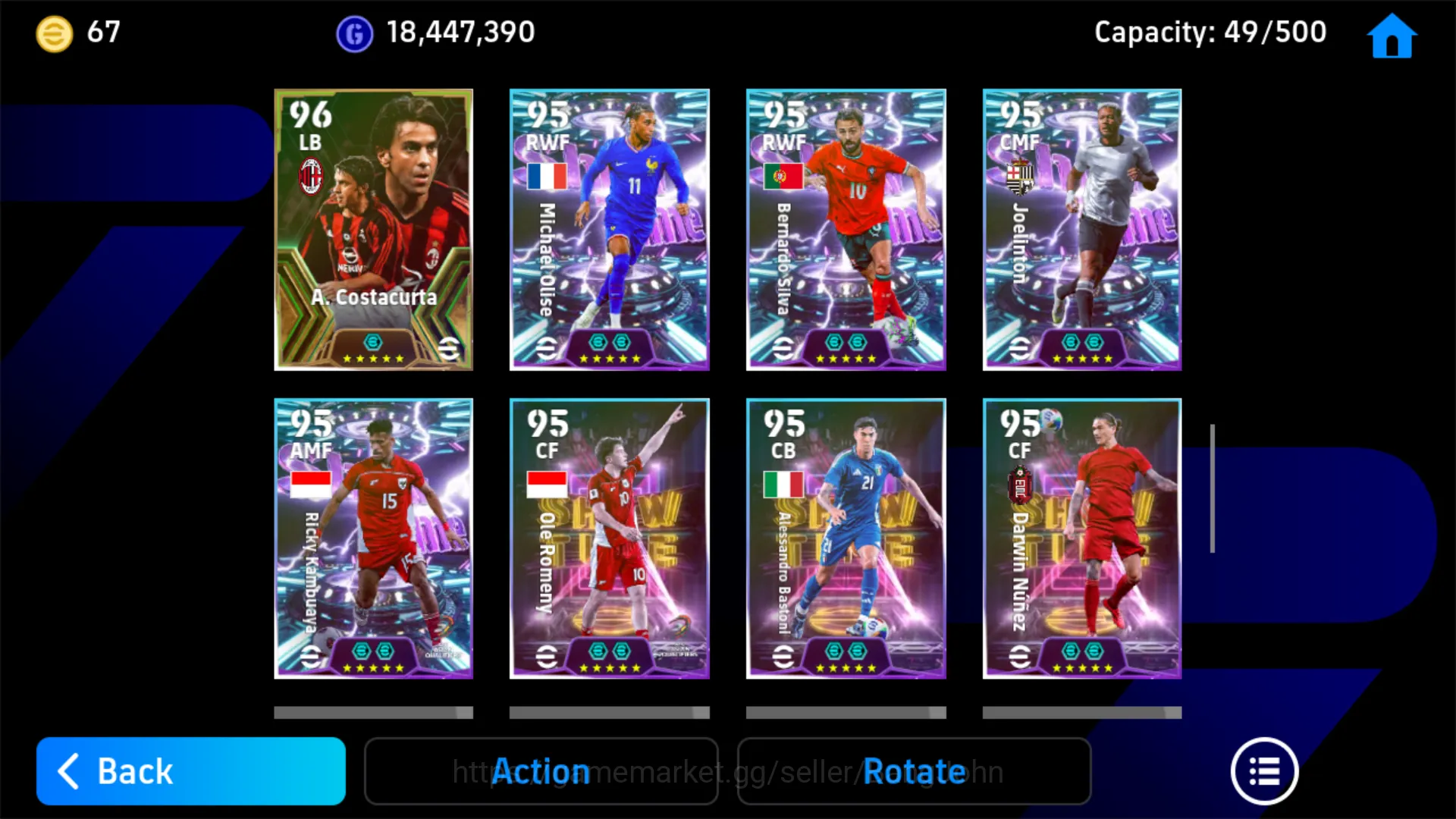 eFootball Accounts Others | Power 3189 | Vitinha showtime |  Gabriel Magalhaes Showtime | Jordi Alba Epic DB| EFB254B 7