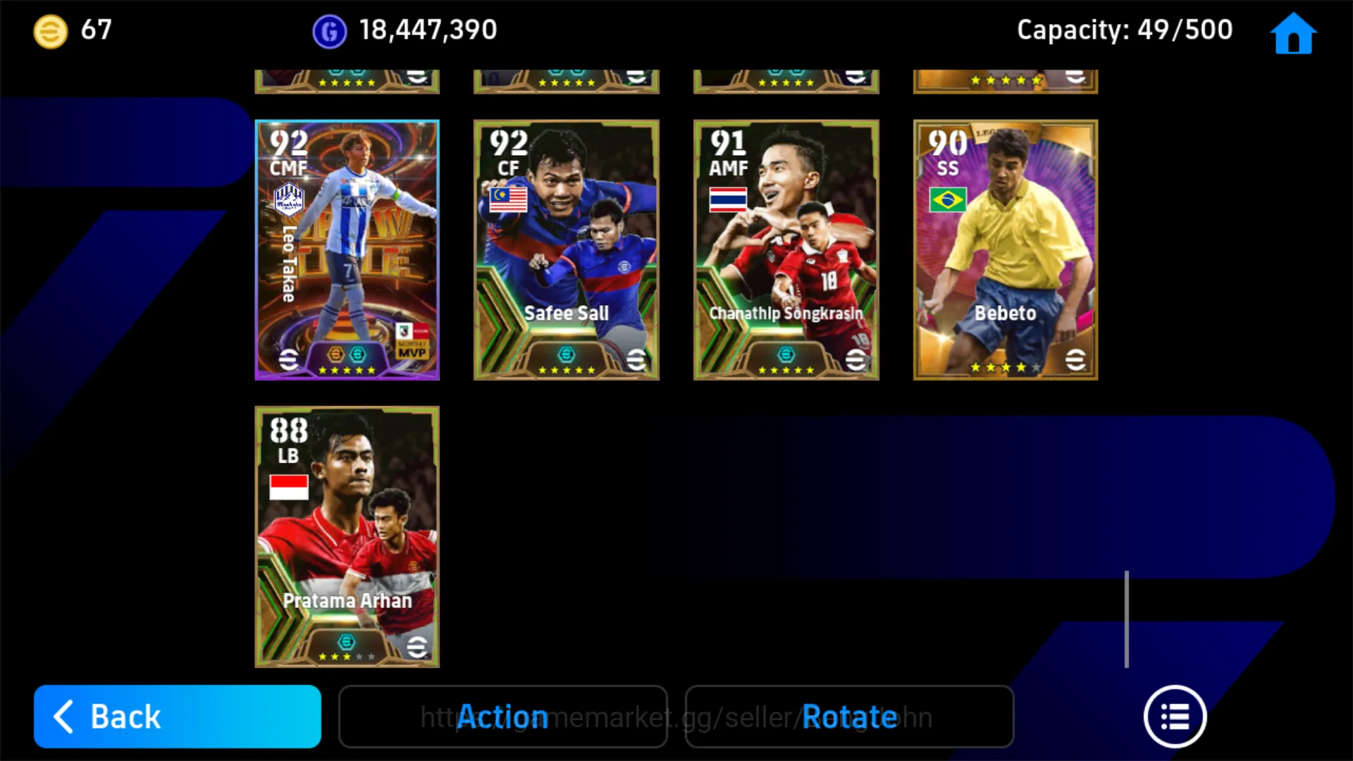 eFootball Accounts Others | Power 3189 | Vitinha showtime |  Gabriel Magalhaes Showtime | Jordi Alba Epic DB| EFB254B 9