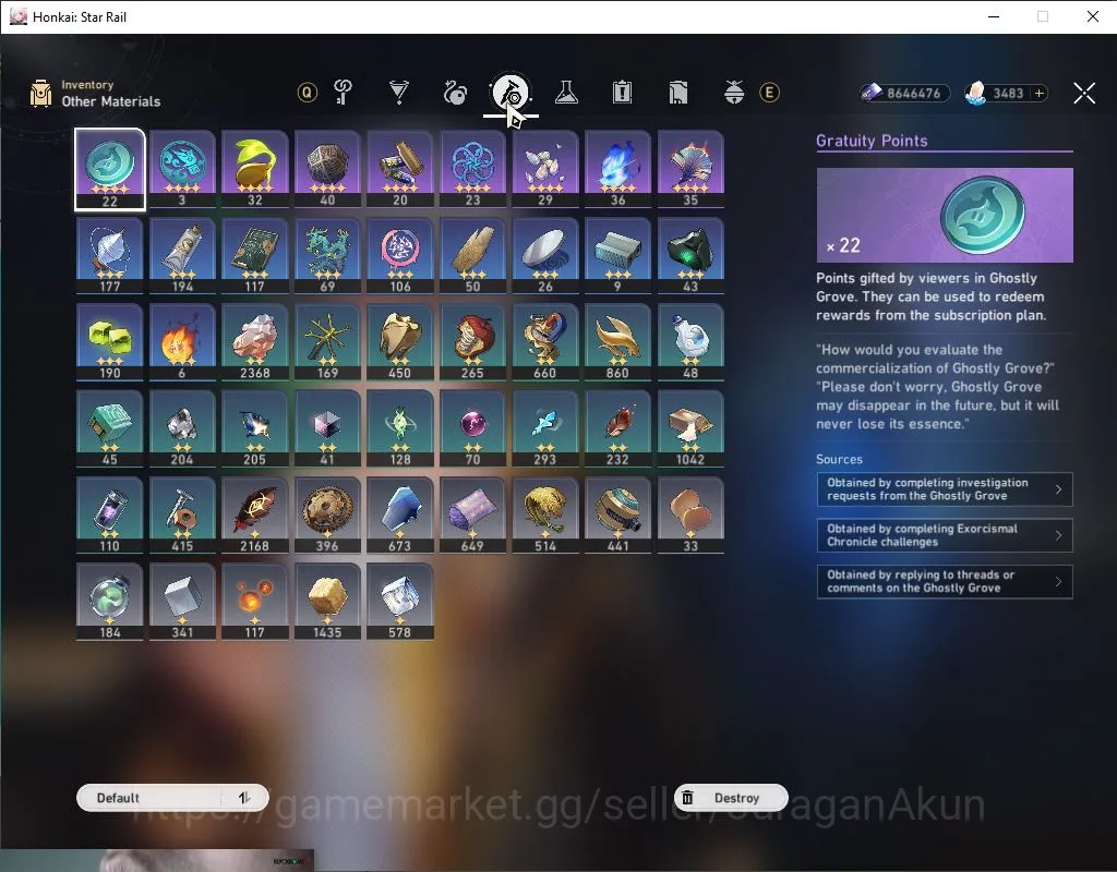 Honkai Star Rail Accounts End Game ASIA|TL70|11 Limited[Castorice+Sign,Firefly+Sign,Acheron+Sign,Luocha,Jingliu,Etc]|3K 3