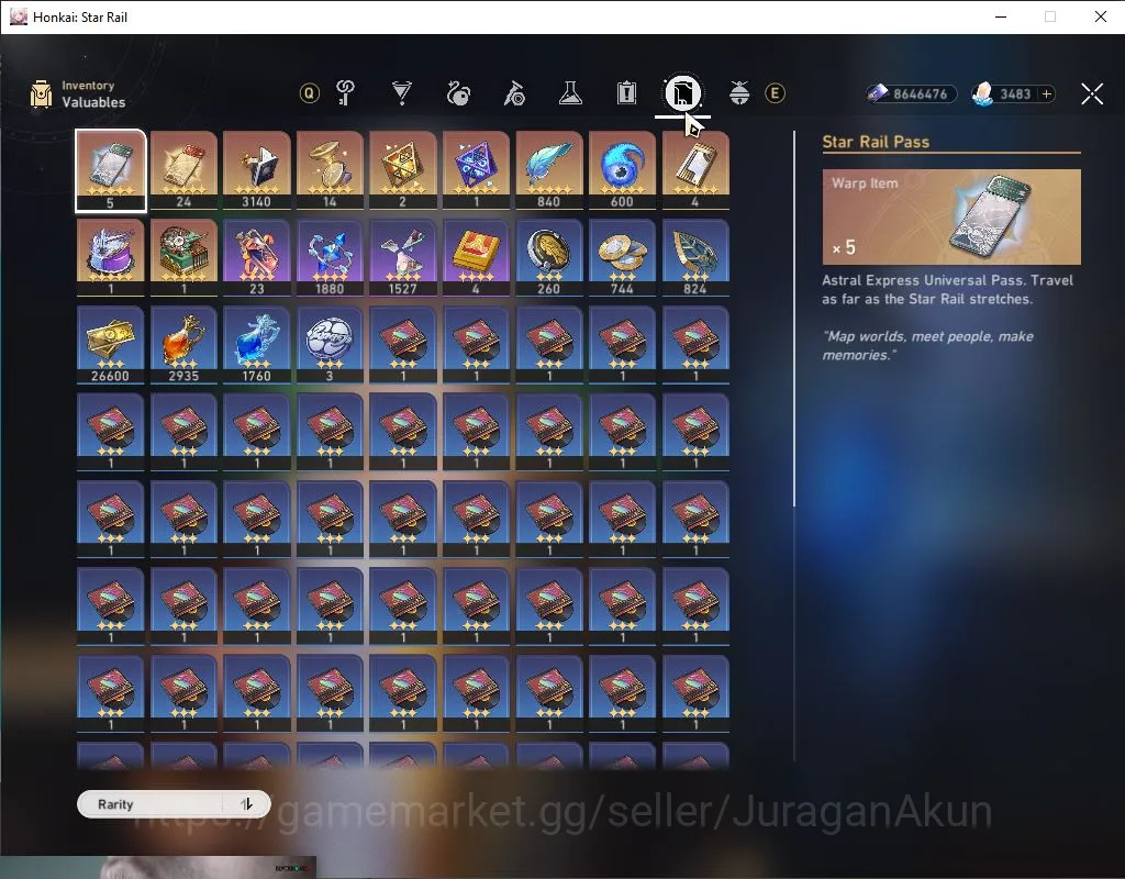 Honkai Star Rail Accounts End Game ASIA|TL70|11 Limited[Castorice+Sign,Firefly+Sign,Acheron+Sign,Luocha,Jingliu,Etc]|3K 5
