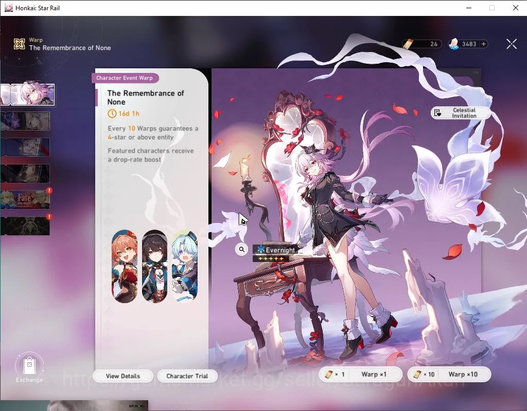 Honkai Star Rail Accounts End Game ASIA|TL70|11 Limited[Castorice+Sign,Firefly+Sign,Acheron+Sign,Luocha,Jingliu,Etc]|3K 7