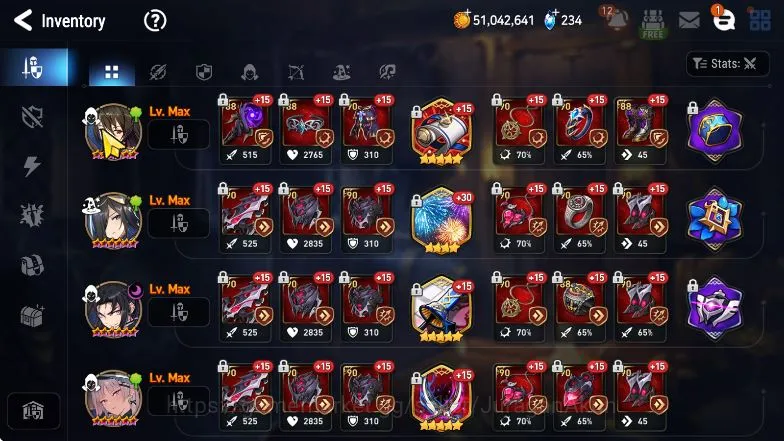 Epic Seven Accounts Mid-Tier Asia Unverif|EndGame|17ML 9