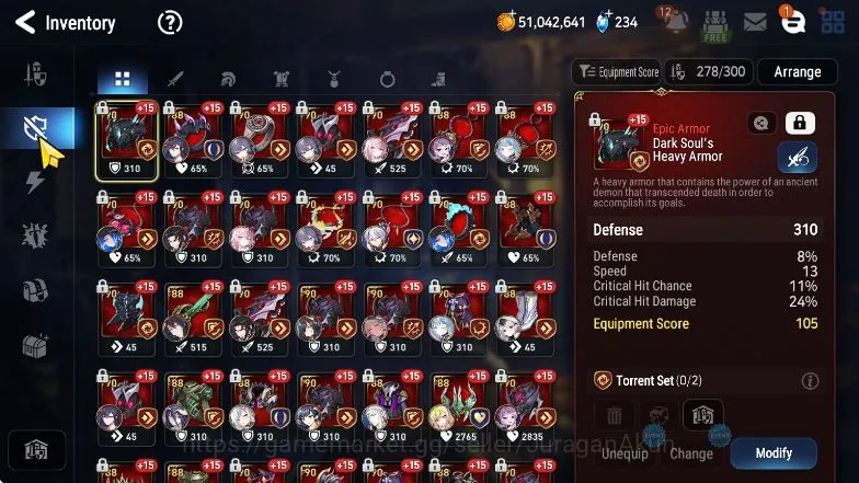 Epic Seven Accounts Mid-Tier Asia Unverif|EndGame|17ML 10