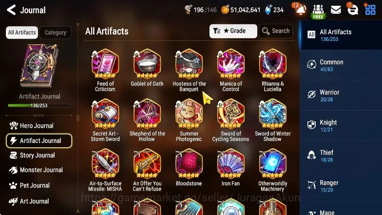 Epic Seven Accounts Mid-Tier Asia Unverif|EndGame|17ML 8