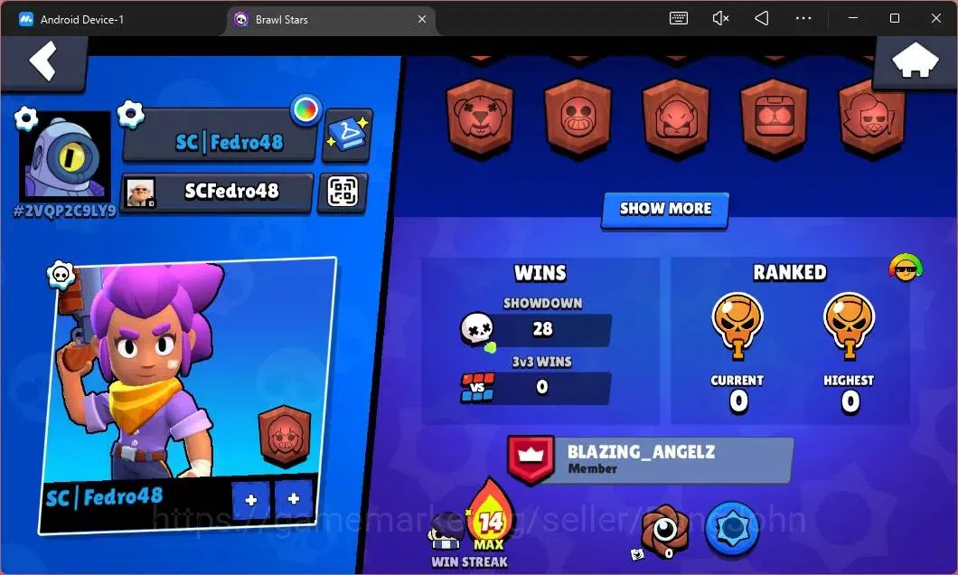 Brawl Stars Accounts Global | 517 Thropy|12 Brawler|1 Max Hypercharge(S image 3