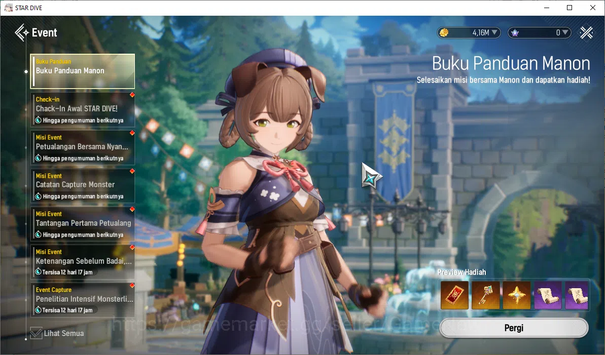 Mongil:Star Dive Accounts Global |Starter Lv 14| Meta 3 SSR (Flare, Penny, O image 15