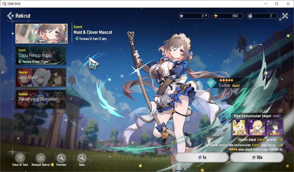 Mongil:Star Dive Accounts Global |Starter Lv 14| Meta 3 SSR (Flare, Penny, O image 16