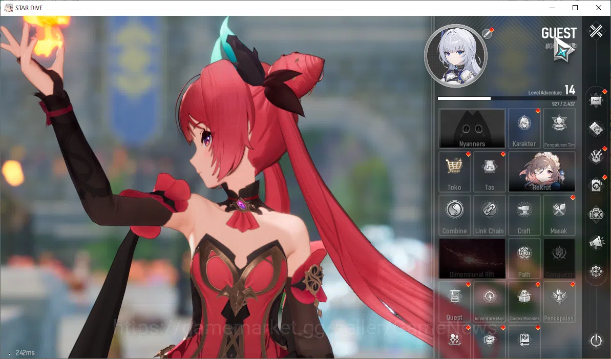 Mongil:Star Dive Accounts Global |Starter Lv 14| Meta 3 SSR (Flare, Penny, O image 5