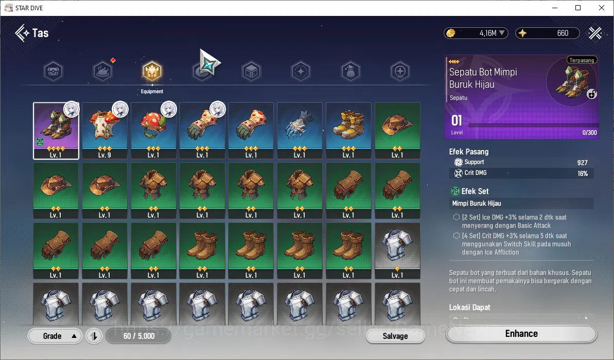 Mongil:Star Dive Accounts Global |Starter Lv 14| Meta 3 SSR (Flare, Penny, O image 7
