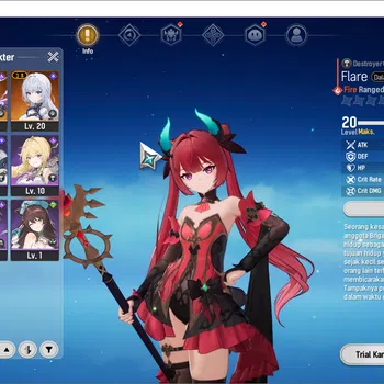 Mongil:Star Dive Accounts Global |Starter Lv 14| Meta 3 SSR (Flare, Penny, O image 1