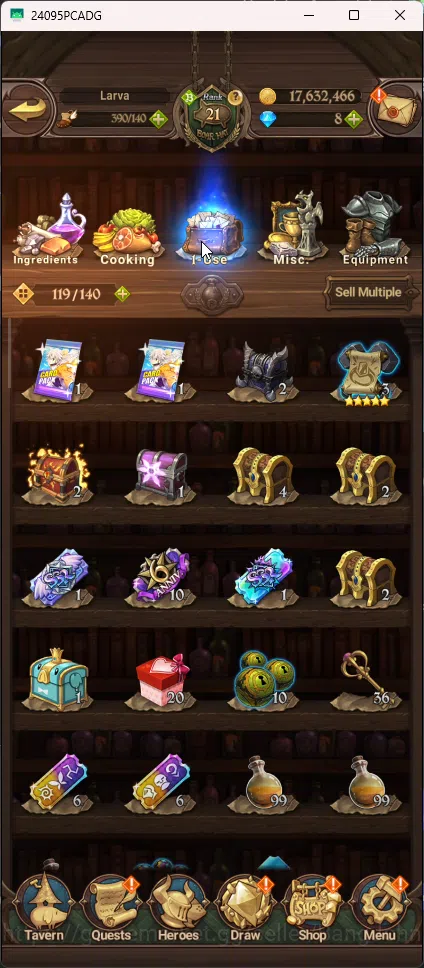 The Seven Deadly Sins: Grand Cross Accounts Others ASIA | 2,3M CC | 1 Lr Brunhild | 6 UR Merlin&Esca 3/6 ODK Lancelot Thor 10