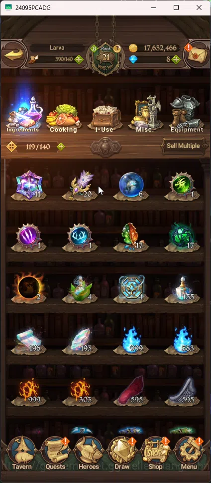 The Seven Deadly Sins: Grand Cross Accounts Others ASIA | 2,3M CC | 1 Lr Brunhild | 6 UR Merlin&Esca 3/6 ODK Lancelot Thor 8