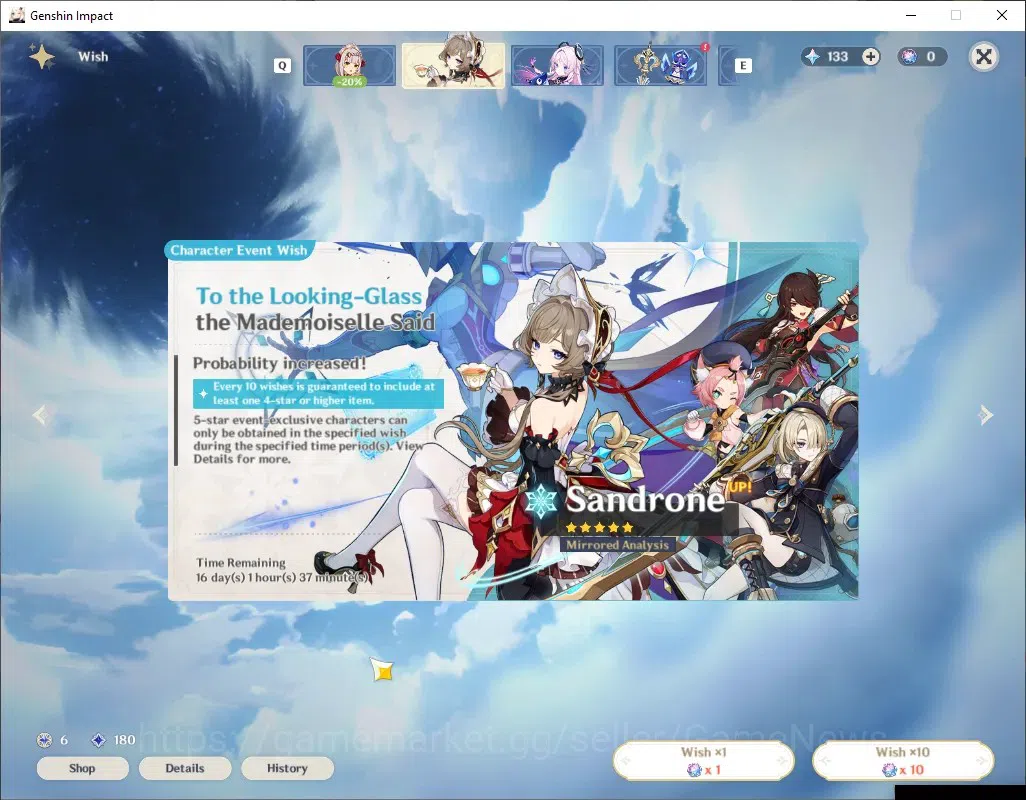 Genshin Impact Accounts ASIA|AR 54|3 Limited + 3 (*5 Standard)|Mavuika,Nic image 10