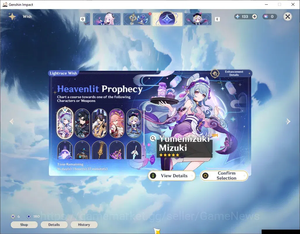 Genshin Impact Accounts ASIA|AR 54|3 Limited + 3 (*5 Standard)|Mavuika,Nic image 11