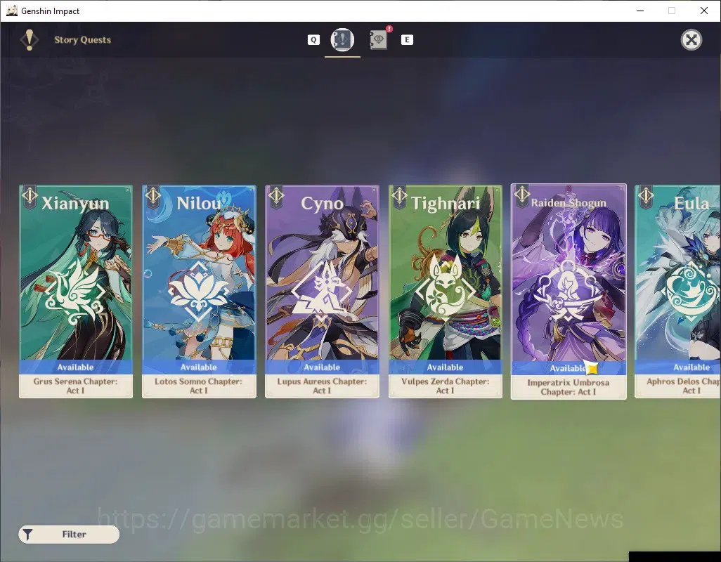 Genshin Impact Accounts ASIA|AR 54|3 Limited + 3 (*5 Standard)|Mavuika,Nic image 16
