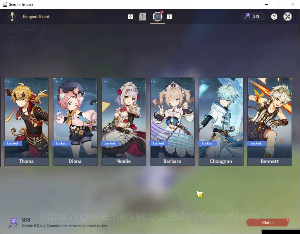 Genshin Impact Accounts ASIA|AR 54|3 Limited + 3 (*5 Standard)|Mavuika,Nic image 19