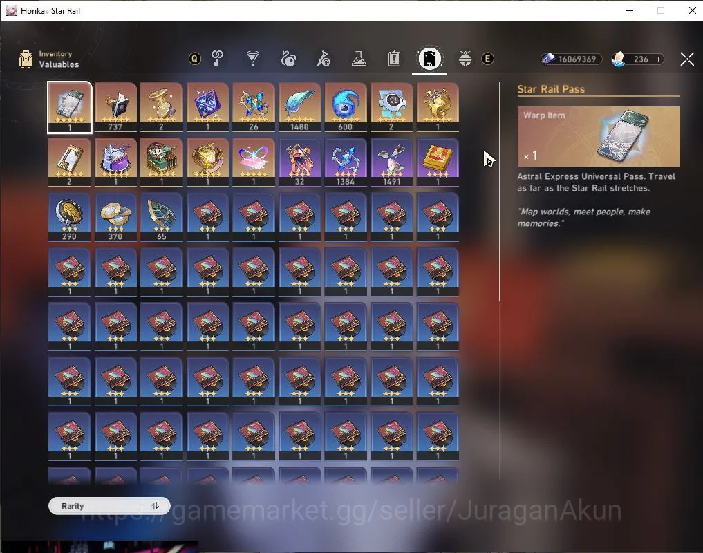 Honkai Star Rail Accounts End Game ASIA |TL 70|16 Limit|[The Herta,FireFly,Acheron,Fugue,BlackSwan,kafka,Dr 3