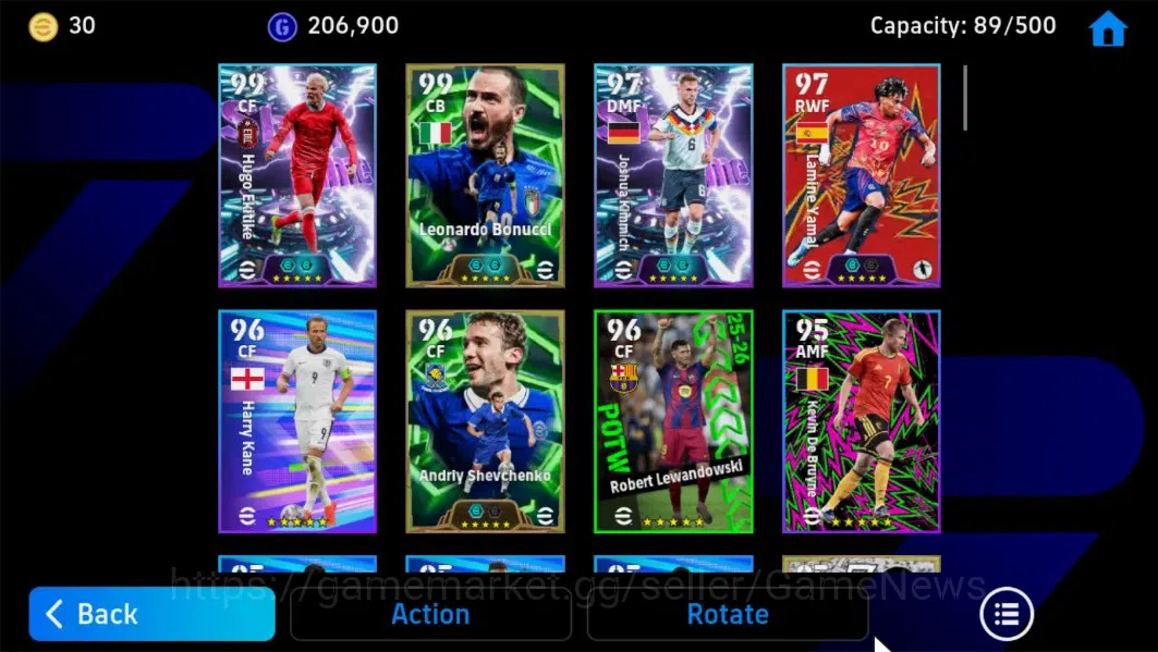 eFootball Accounts Android|Showtime Hugo Ekitike,Joshua Kimmich,Lione image 4