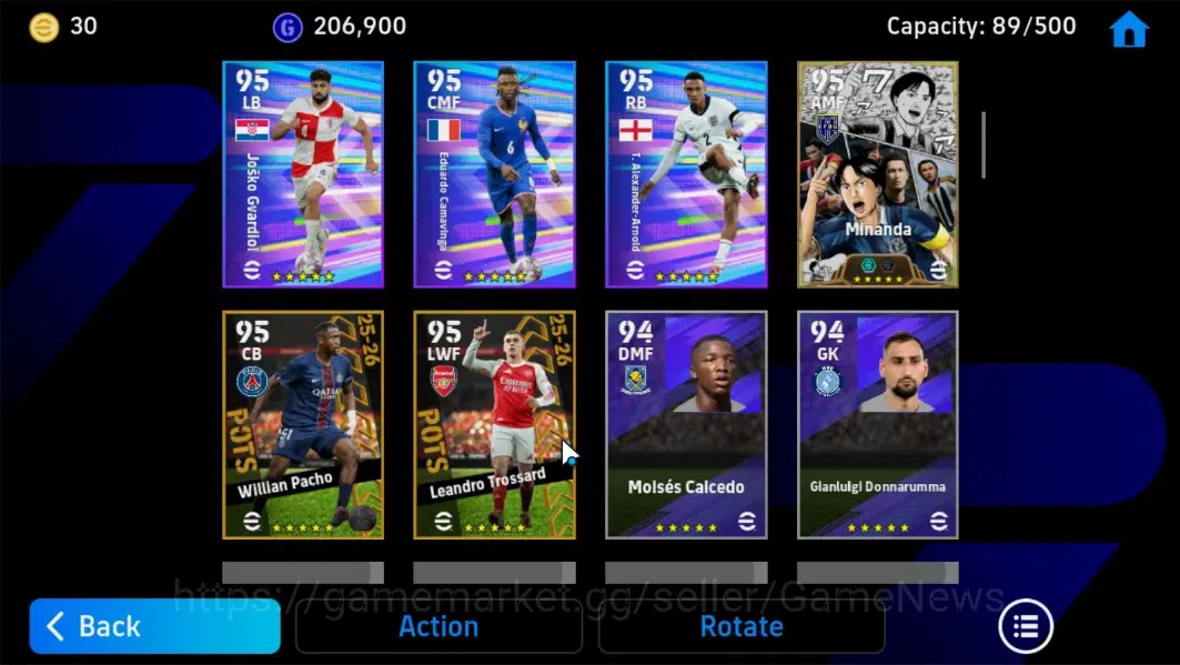 eFootball Accounts Android|Showtime Hugo Ekitike,Joshua Kimmich,Lione image 5