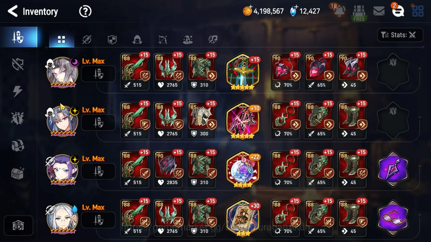 Epic Seven Accounts Starter Asia 9