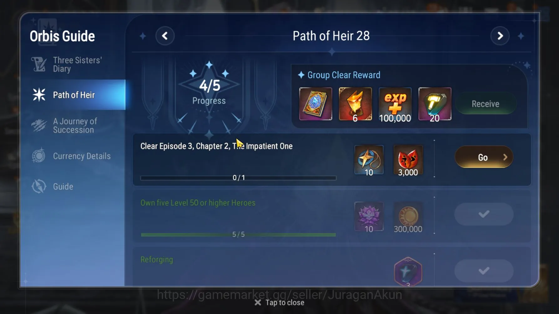 Epic Seven Accounts Starter Asia 2