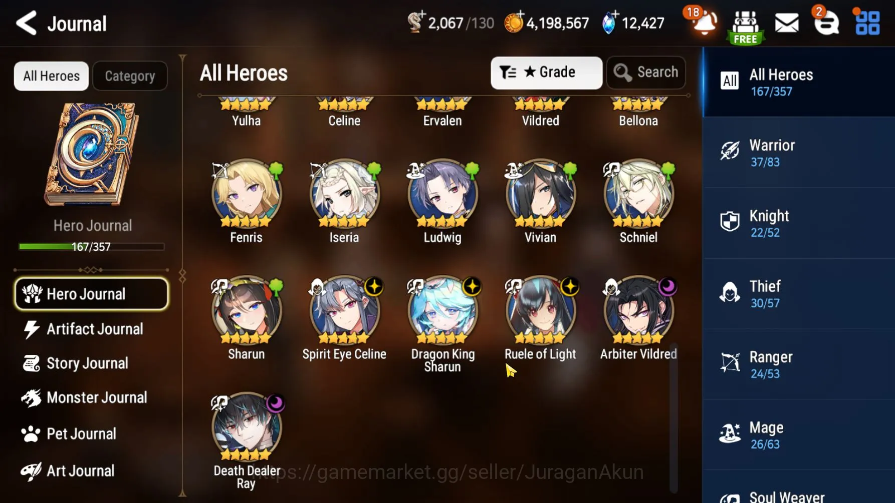 Epic Seven Accounts Starter Asia 5