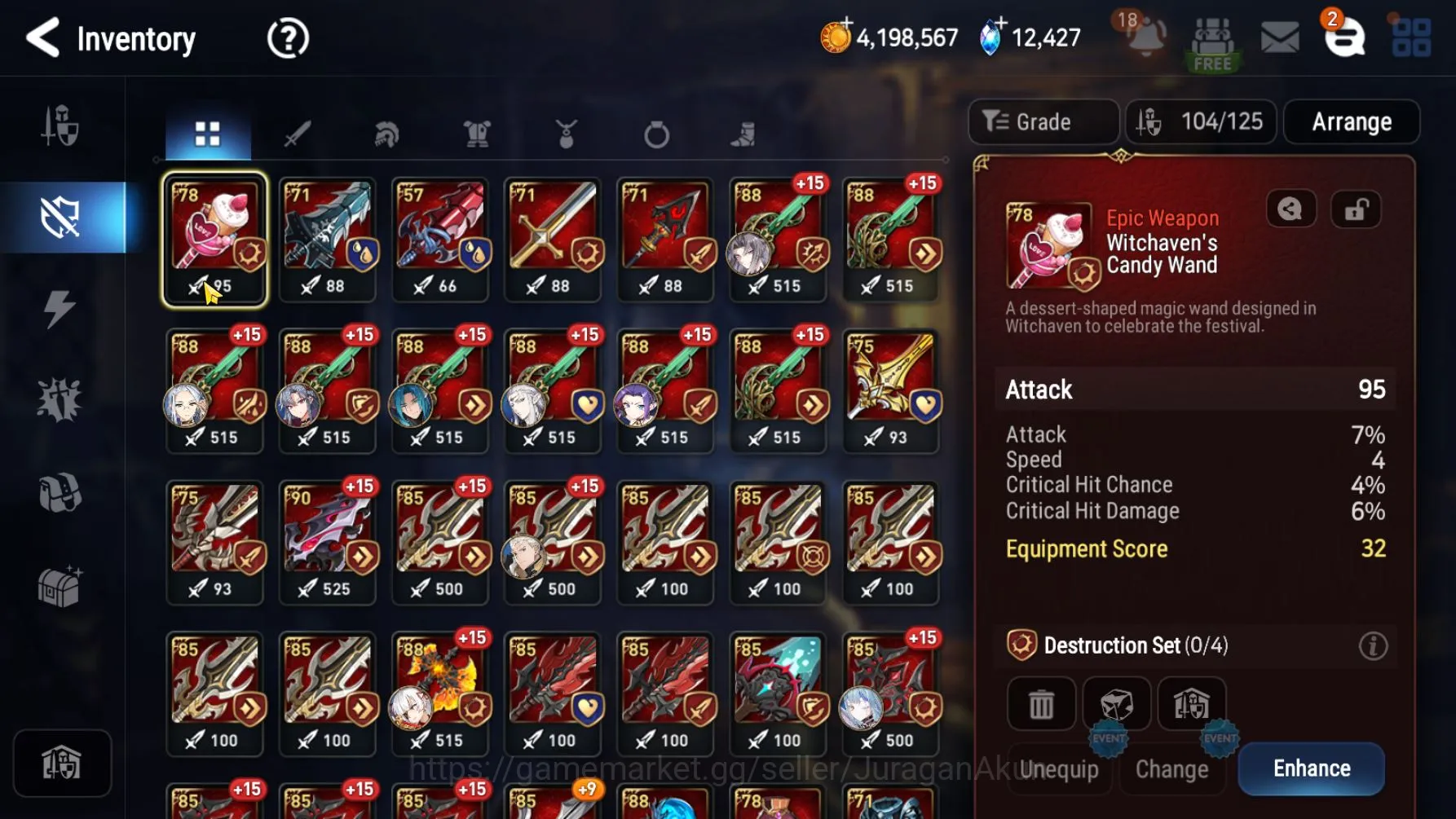 Epic Seven Accounts Starter Asia 8