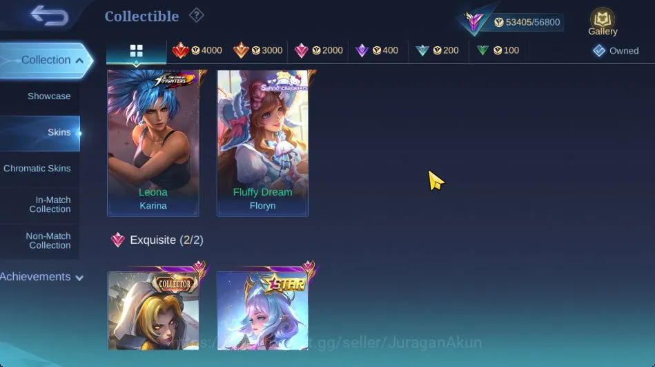 Mobile Legends: Bang Bang Accounts Hero 130 Skin 229|Sanrio Floryn,Star Angela,Blazin image 2