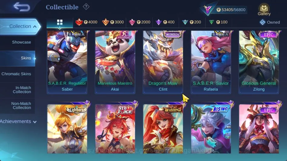 Mobile Legends: Bang Bang Accounts Hero 130 Skin 229|Sanrio Floryn,Star Angela,Blazin image 5