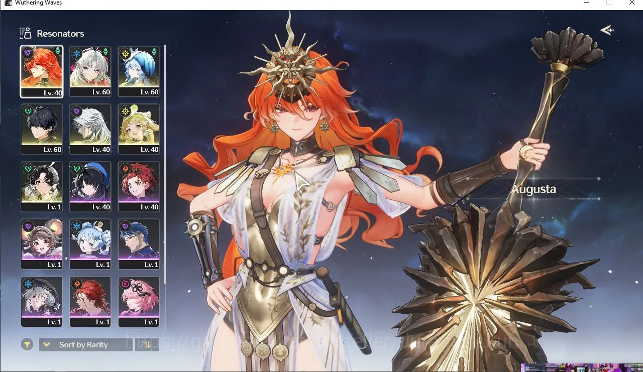 Wuthering Waves Mid-Game EU|UL40|3 Limited [Agusta+Sign,Carlotta,Jianxin,et image 1
