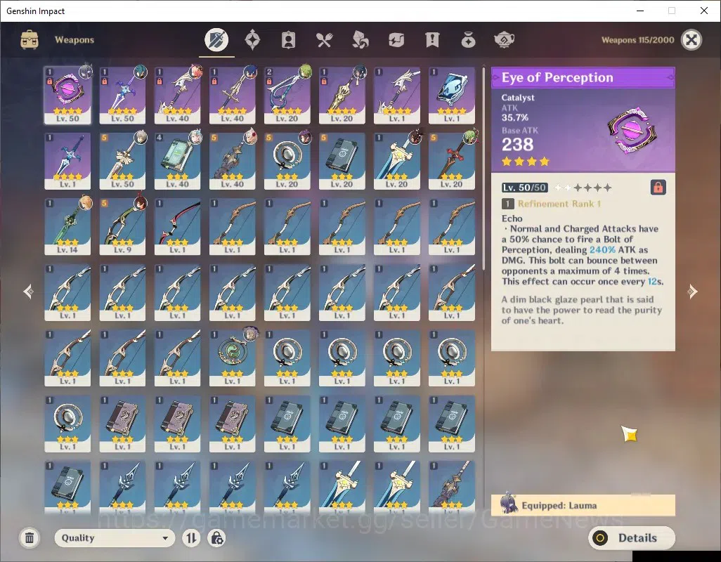 Genshin Impact Accounts ASIA|AR 37|2 Limited + 1 (*5Standard)|Neuvillette, image 5
