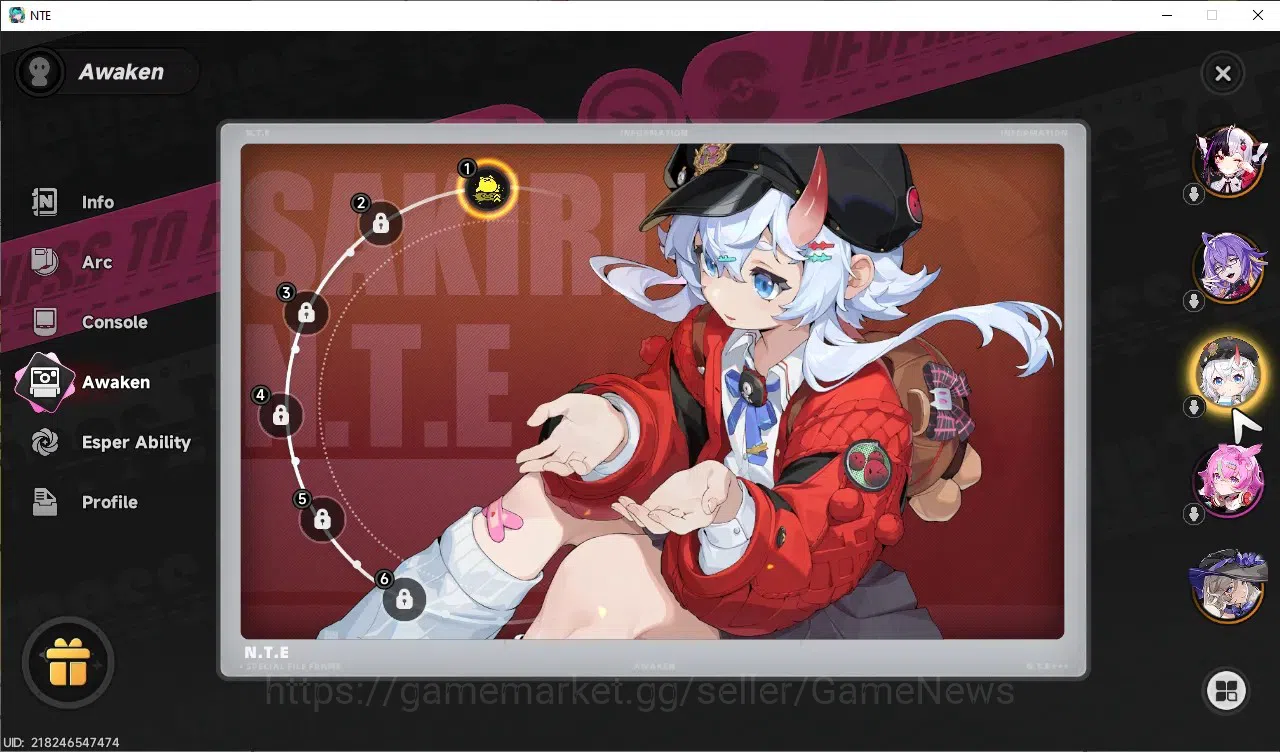 Neverness to Everness Accounts GLOBAL SEA|HL44|TL31|8 SSR LacrimosaA3,Hotori,Fadi image 13