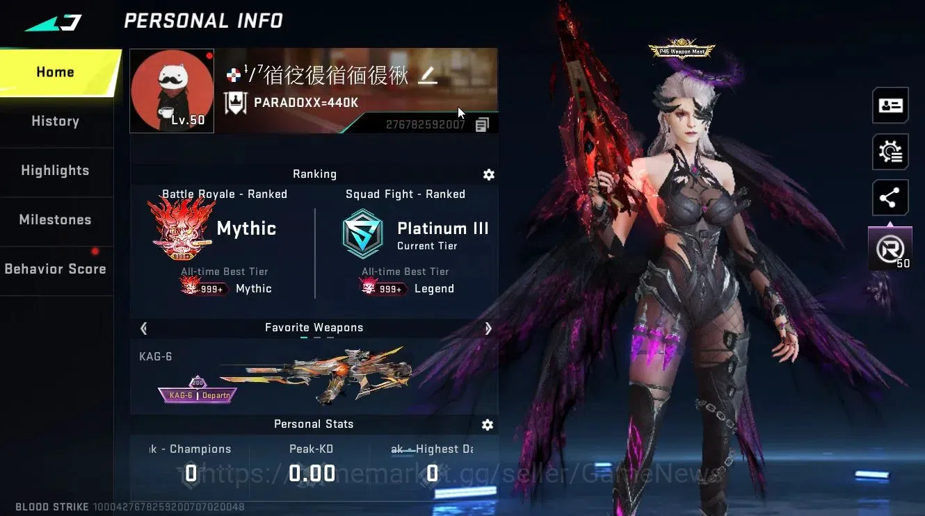 Blood Strike Accounts AMERICA |9 ETERNAL (Nova,VOLT,ZERO,MP5 lv5,Kar98, image 2