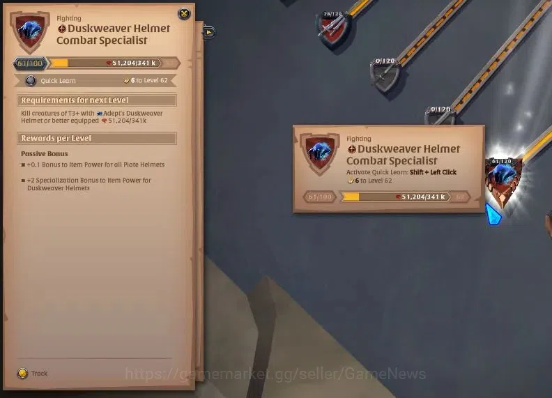 Albion Online Accounts ASIA | 88,3M Total Fame - 9,69M Silver | T8 Fiber  image 12