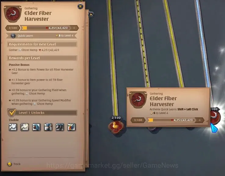 Albion Online Accounts ASIA | 88,3M Total Fame - 9,69M Silver | T8 Fiber  image 5