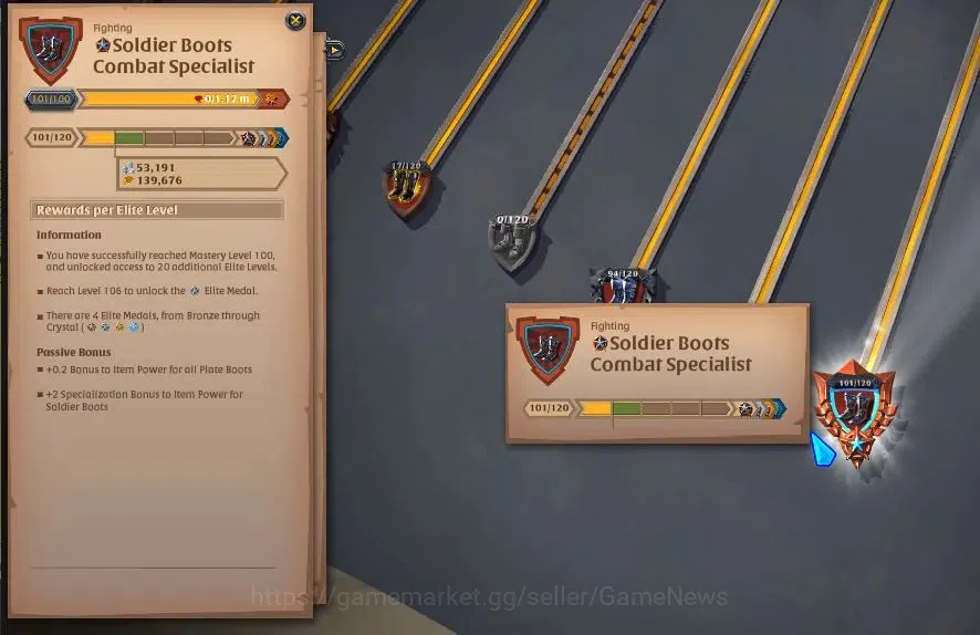 Albion Online Accounts ASIA | 88,3M Total Fame - 9,69M Silver | T8 Fiber  image 6